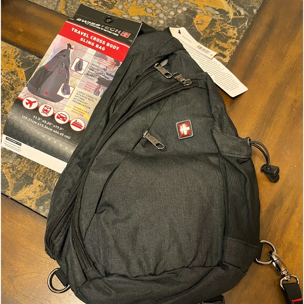 Swiss Tech Travel Cross Body Sling Bag